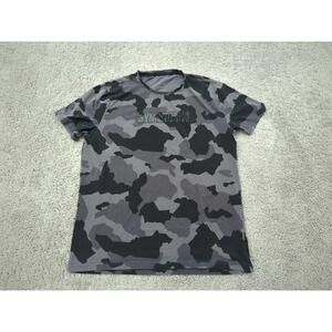 Gymshark  T Shirt  Mens Medium Gray Camo Short Sleeve Crew Neck Athleisure‎